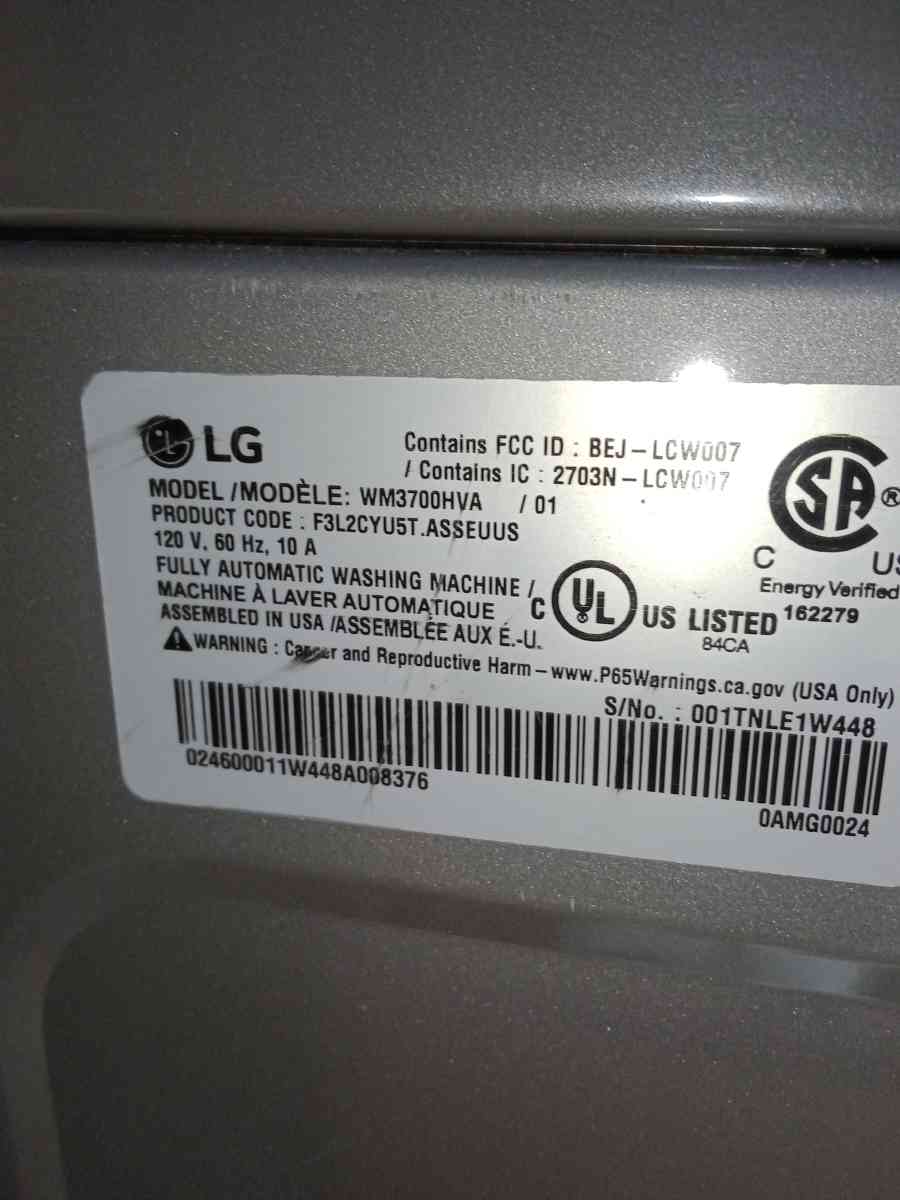 front load washer - Muskogee, Oklahoma - FleaMarketBay