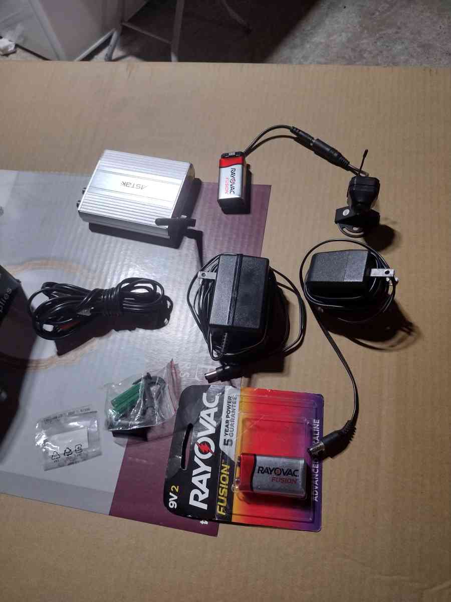 mini wireless spy cam and plug in receiver - Katy, Texas - FleaMarketBay