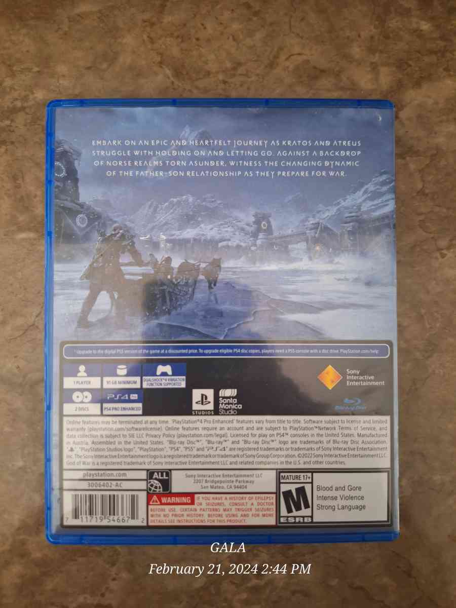 Sell God Of War Ragnarok - Austin, Texas