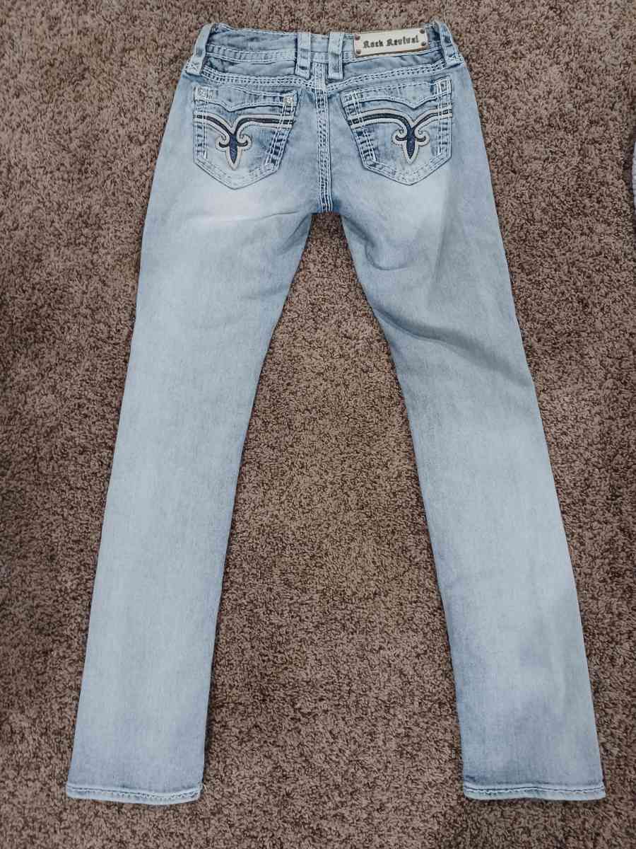 WOMENS ROCK REVIVAL JEANS ALL SZ 26 - Cedar Falls, Iowa - FleaMarketBay