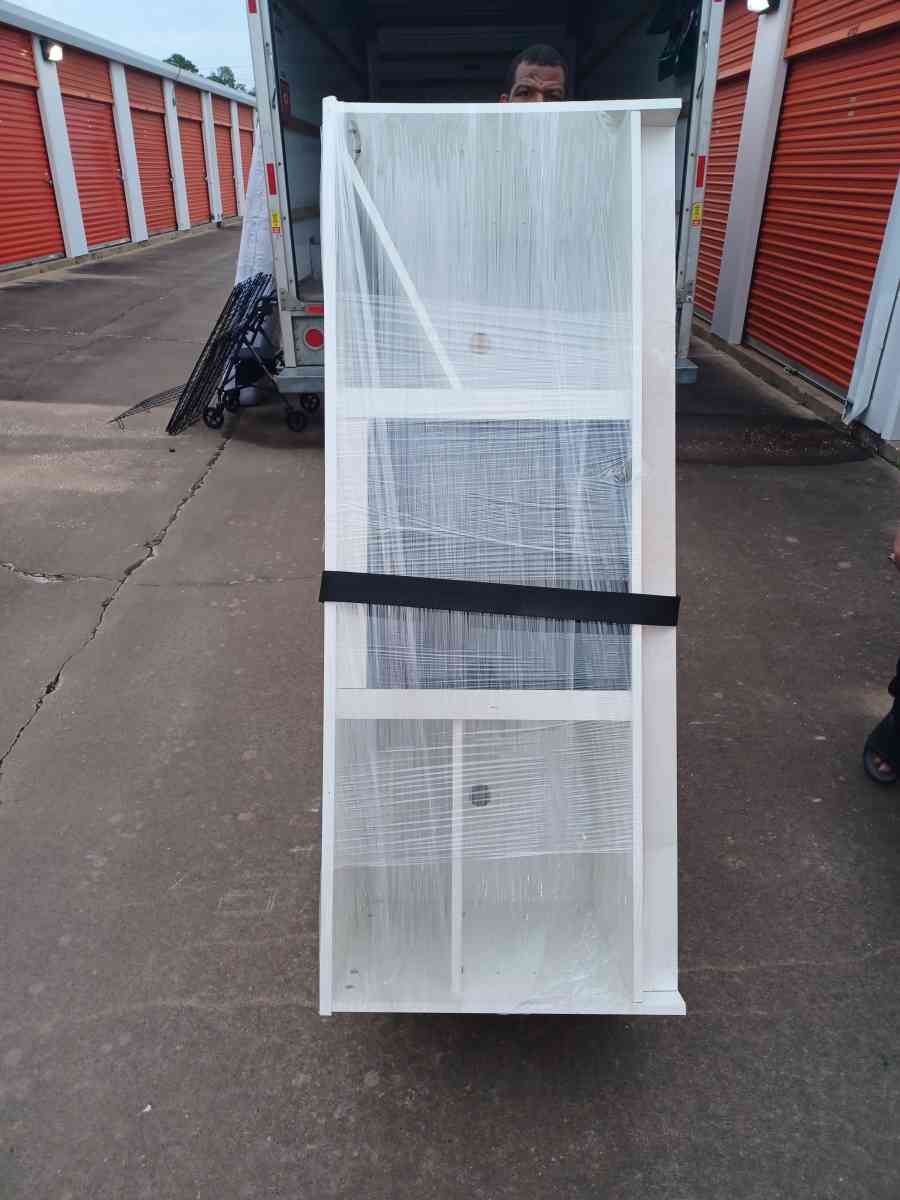 fridge washer dryer combo and fire place TV stand - Houston, Texas - FleaMarketBay