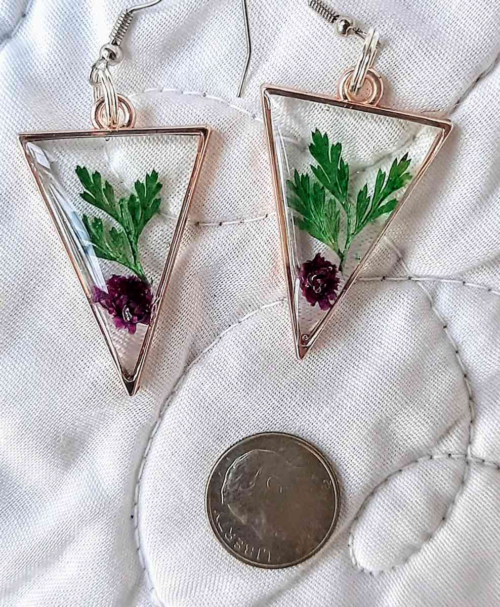 Handcrafted Clear based Earrings - Englewood, Florida - FleaMarketBay