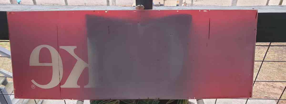 Coca Cola Plastic Acrylic Sign  Approximately 46 x 16 - Rock Island, Tennessee - FleaMarketBay