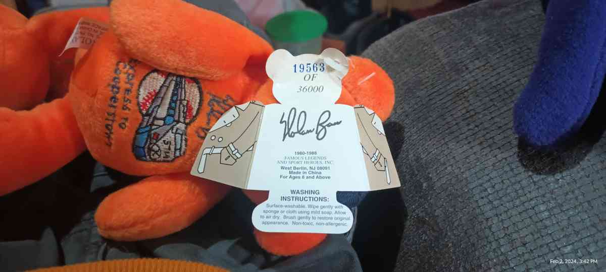 its a collectable bear zoom in - Philadelphia, Pennsylvania - FleaMarketBay