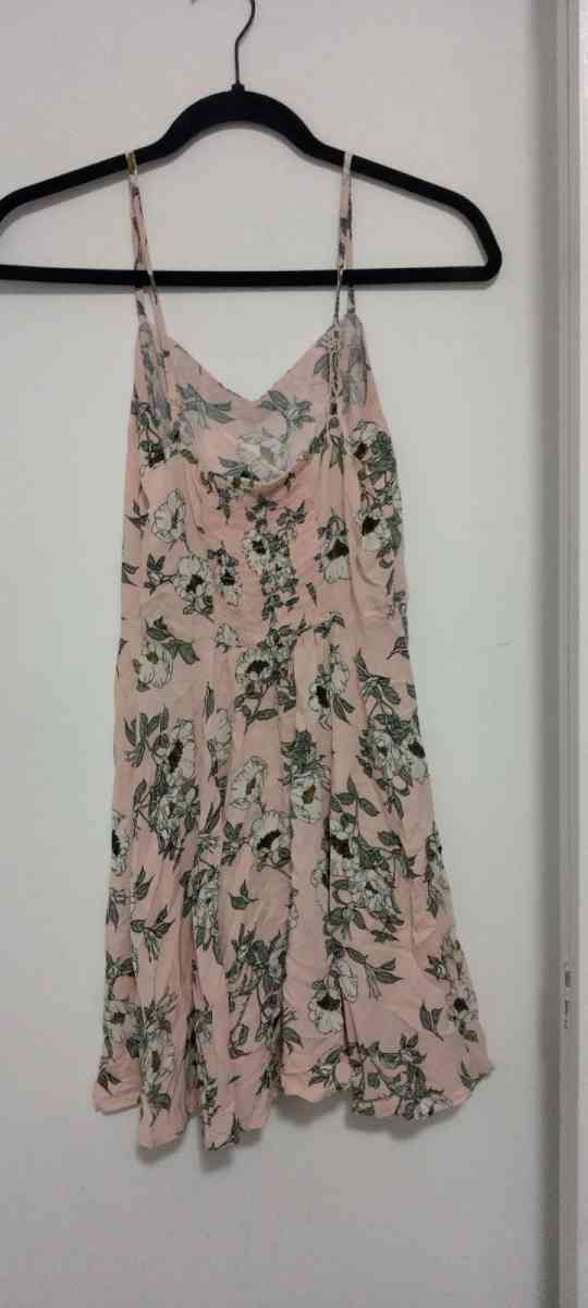 Cotton On Pink Floral Spaghetti Strap Dress - Los Angeles, California - FleaMarketBay