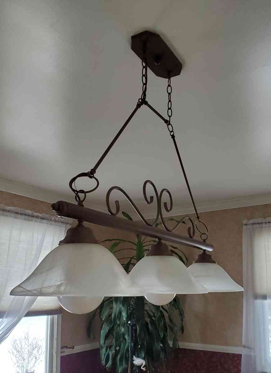 Pool Table Light Fixtures with 2 bulbs Only available - Gilbertsville, Pennsylvania - FleaMarketBay