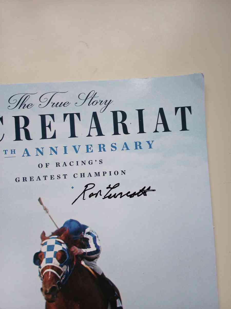Secretariat 50 th anniversary book and pin - Columbia, Kentucky - FleaMarketBay