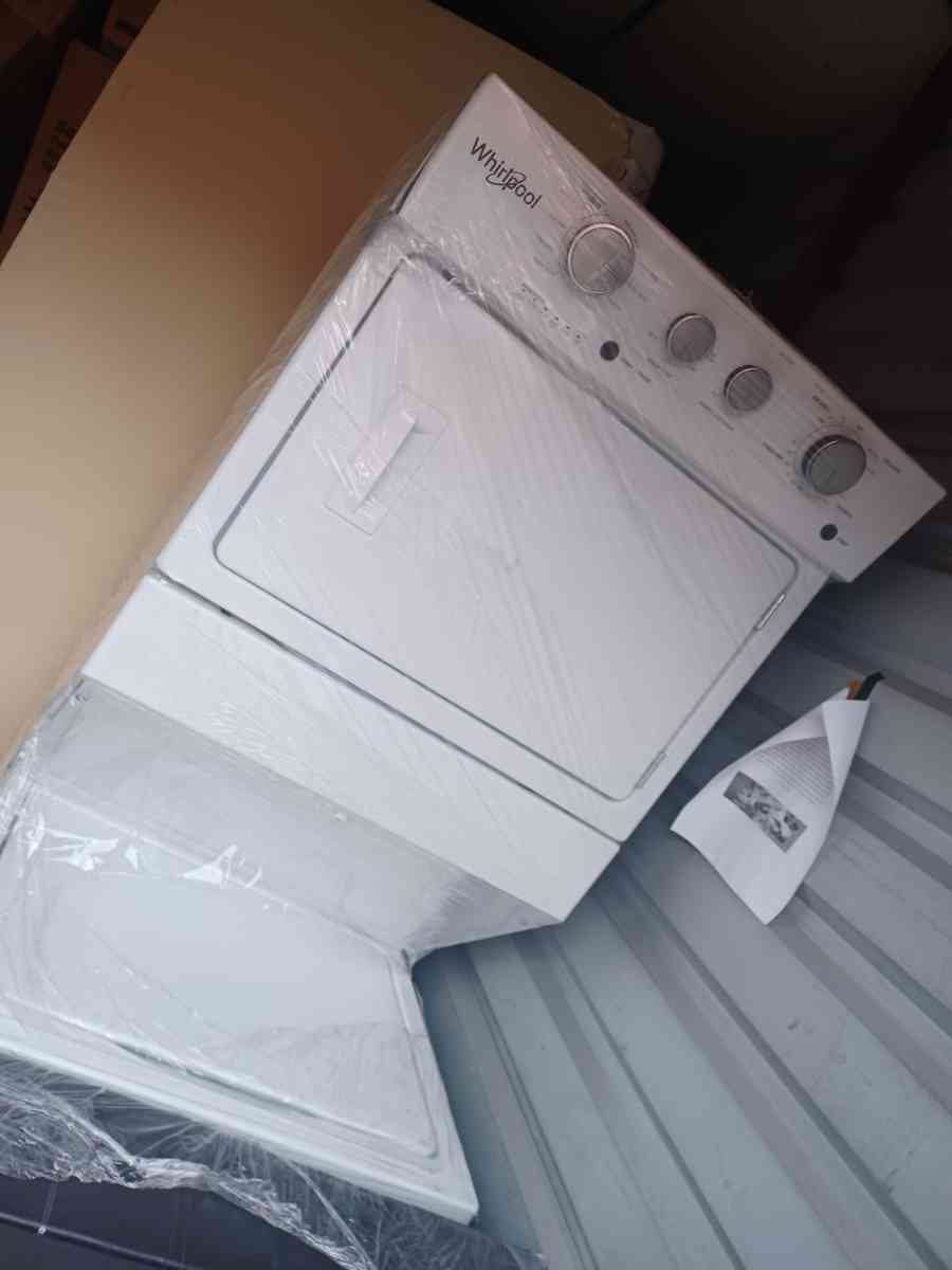 fridge washer dryer combo and fire place TV stand - Houston, Texas - FleaMarketBay