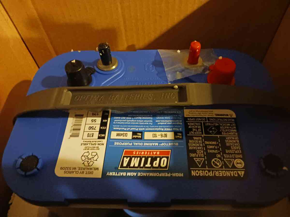 blue top optima batteries New - Chicago, Illinois - FleaMarketBay