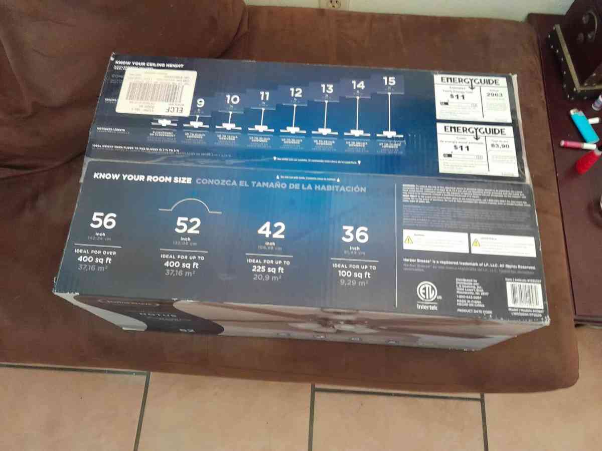 harbor breeze ceiling fan - Plaquemine, Louisiana - FleaMarketBay