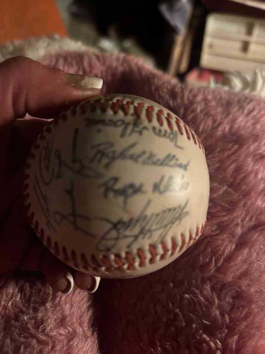 baseball signed by braves team owner - Piedmont, Alabama - FleaMarketBay