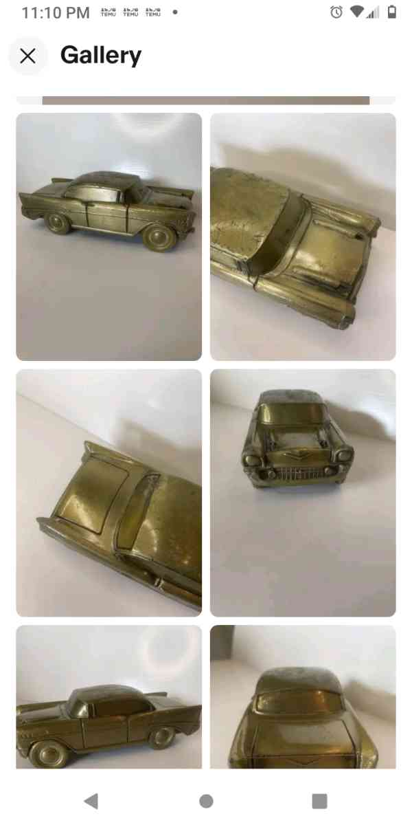 1957 Chevrolet Bel Aire piggy bank - Muskogee, Oklahoma - FleaMarketBay