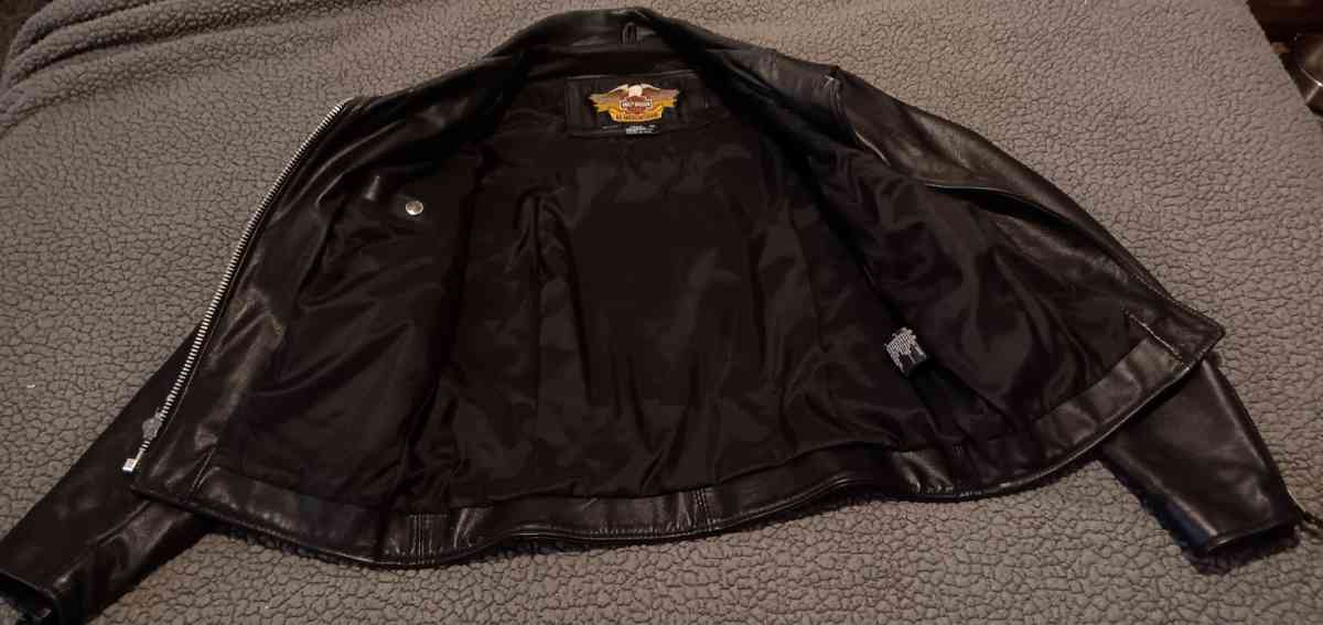 Harley Davidson Leather Womens Jacket - Hartford, Illinois - FleaMarketBay