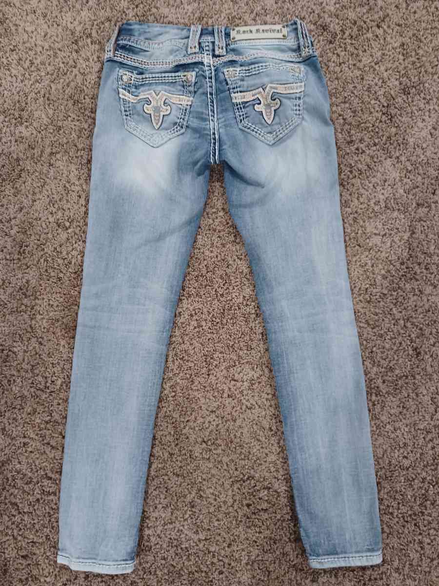 WOMENS ROCK REVIVAL JEANS ALL SZ 26 - Cedar Falls, Iowa - FleaMarketBay