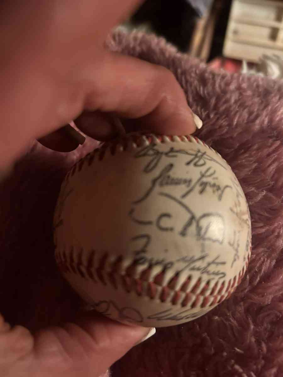baseball signed by braves team owner - Piedmont, Alabama - FleaMarketBay
