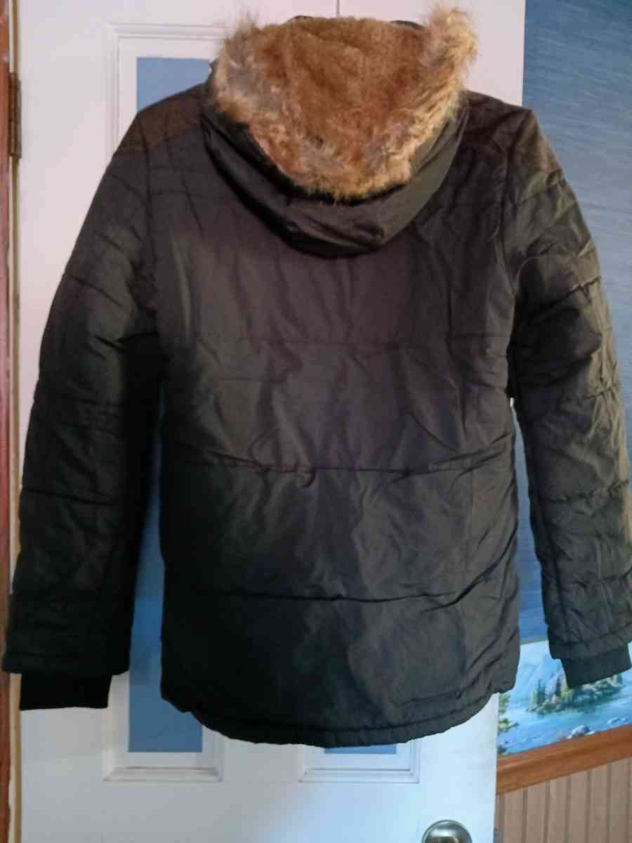 Black Fur Lined Coat - Middleburg, Pennsylvania - FleaMarketBay