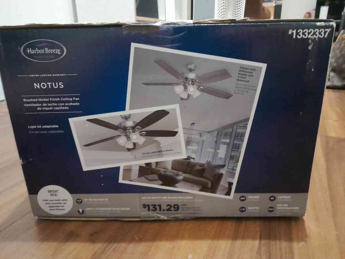 harbor breeze ceiling fan - Plaquemine, Louisiana - FleaMarketBay