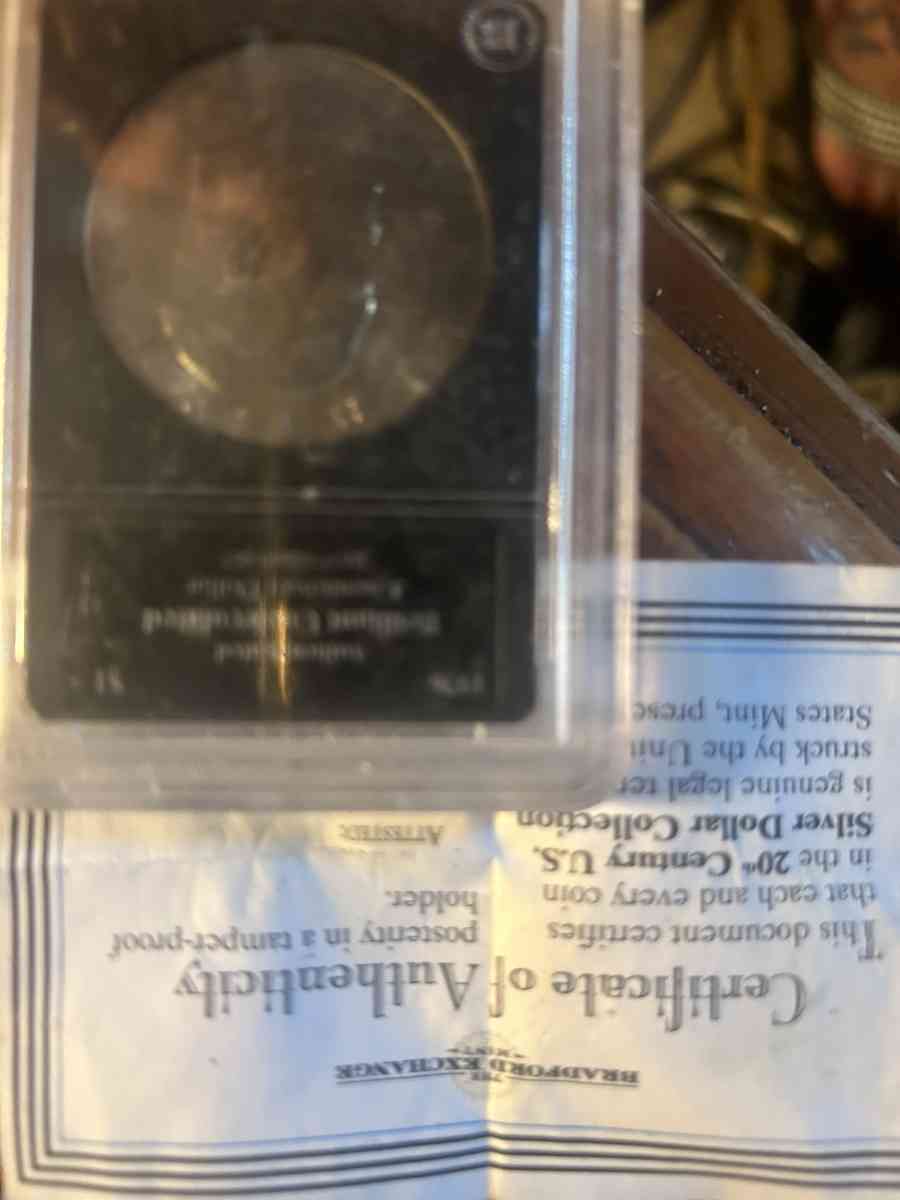 Authentic Uncirculated Eisenhower Dollar - Piedmont, Alabama