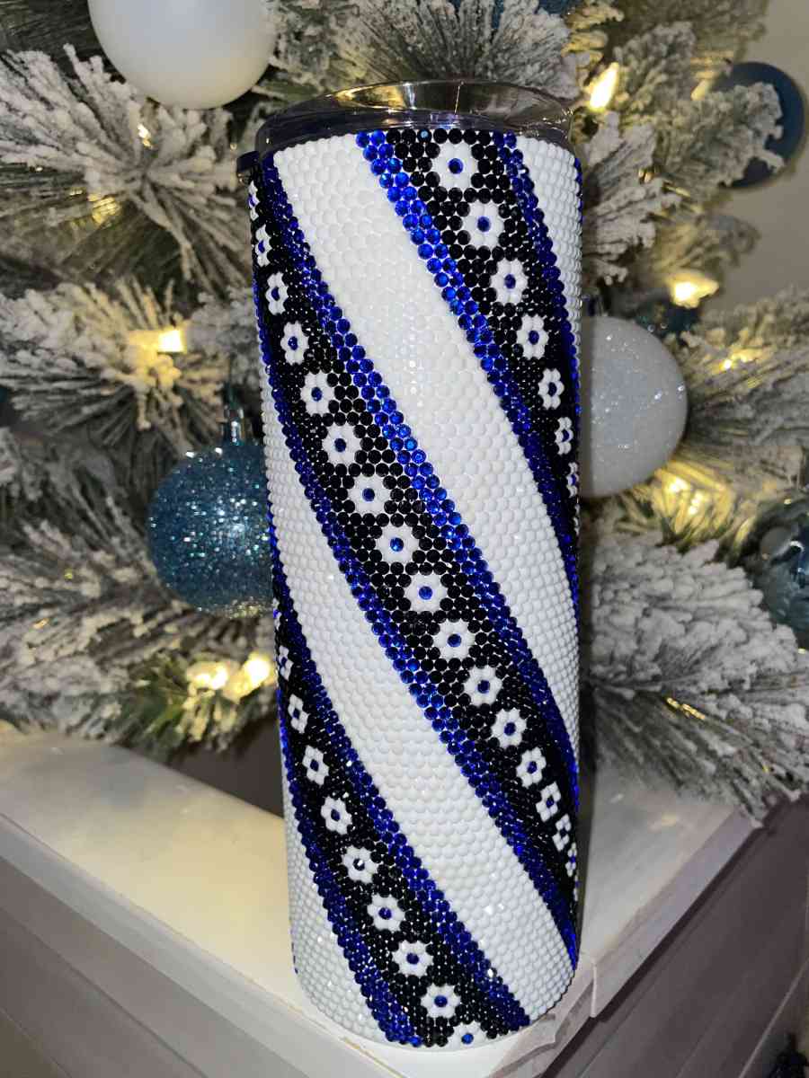 Bedazzled Flower Tumblers - Hutto, Texas