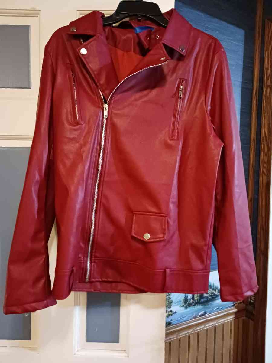 Red Leather Jacket - Middleburg, Pennsylvania