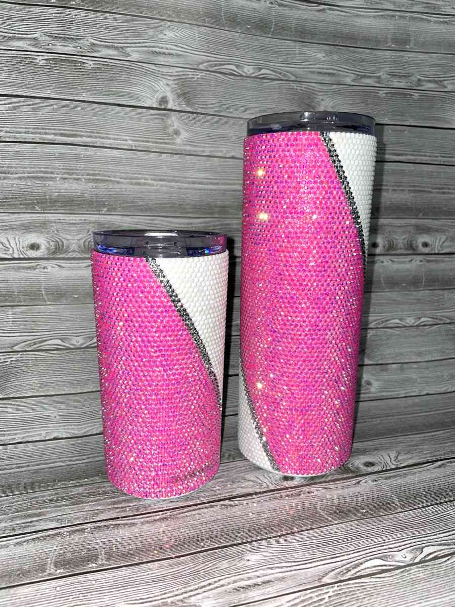 Bedazzled SplitColor Tumblers - Austin, Texas