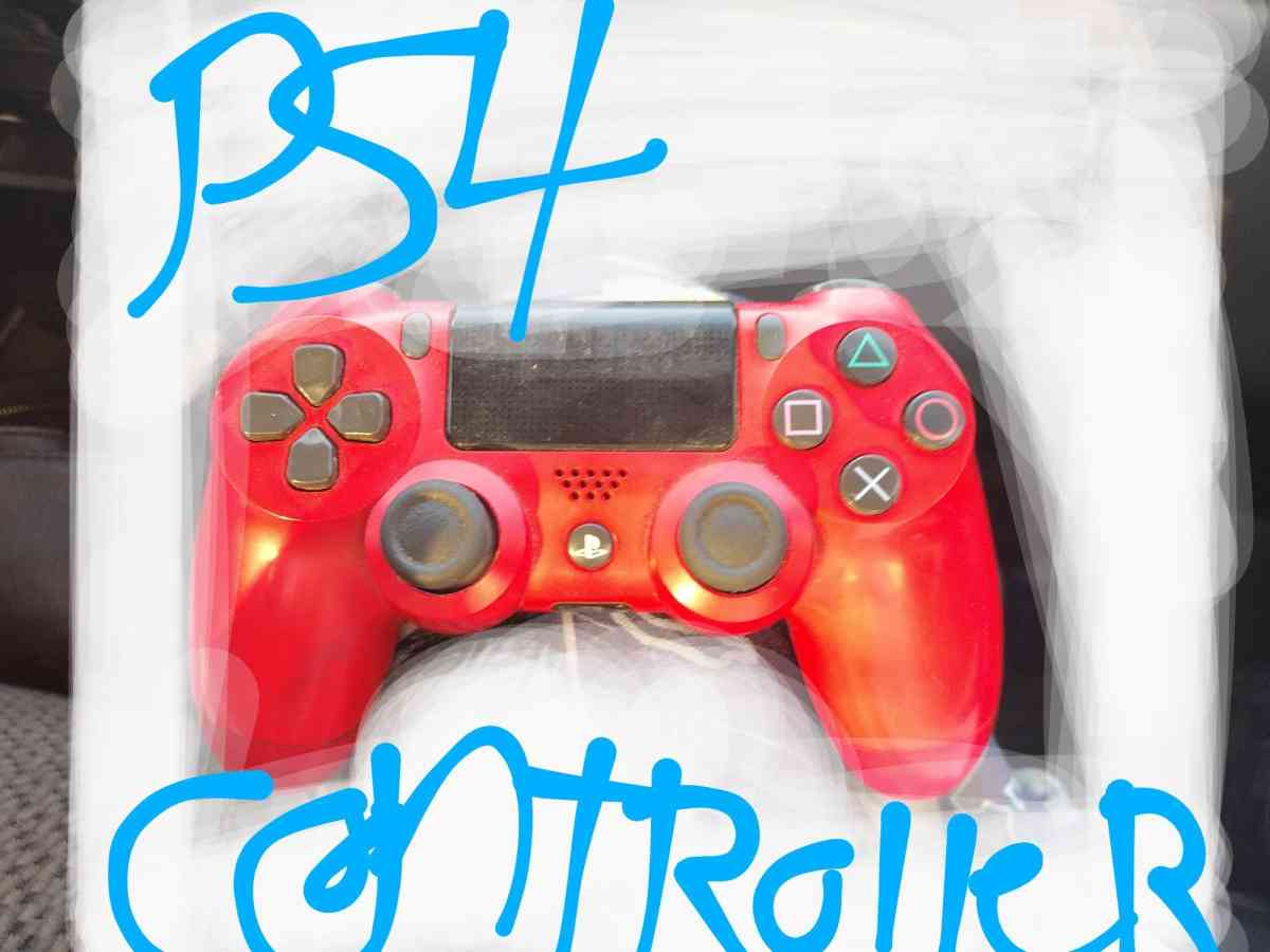 ALMOST BRAND NEW  VERY LIGHTLY USED   RED PS4 CONTROLLER - Jacksonville, Florida