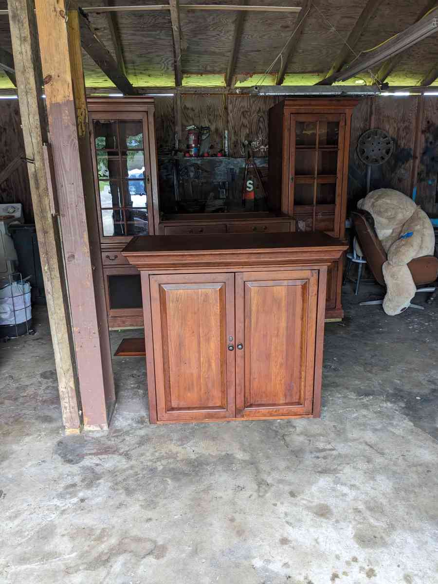 wood tv stand cabnet - Alvin, Texas - FleaMarketBay