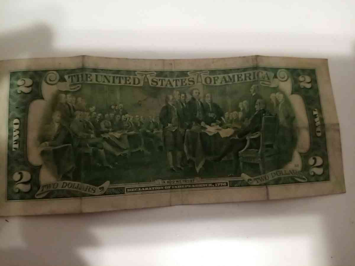 2 dollar bill - Nashville, Tennessee - FleaMarketBay