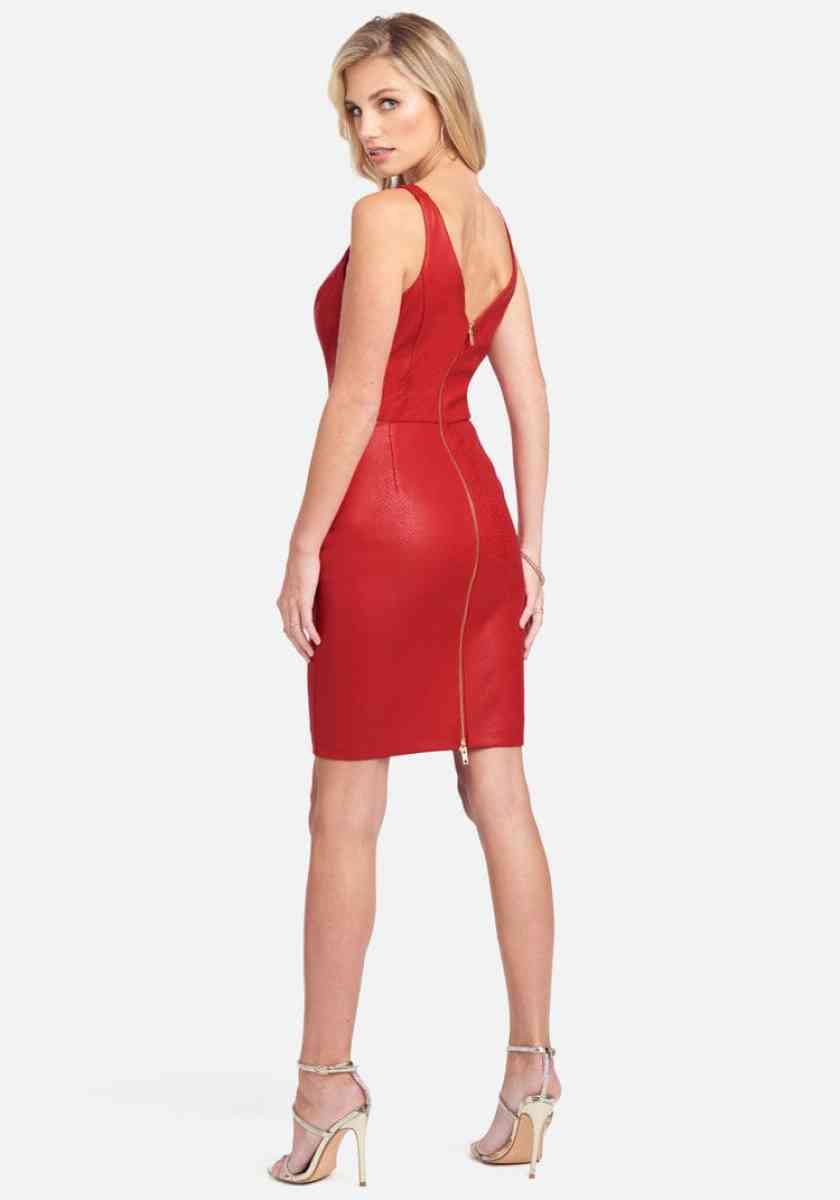 BeBe red snake skin dress - Abilene, Texas - FleaMarketBay
