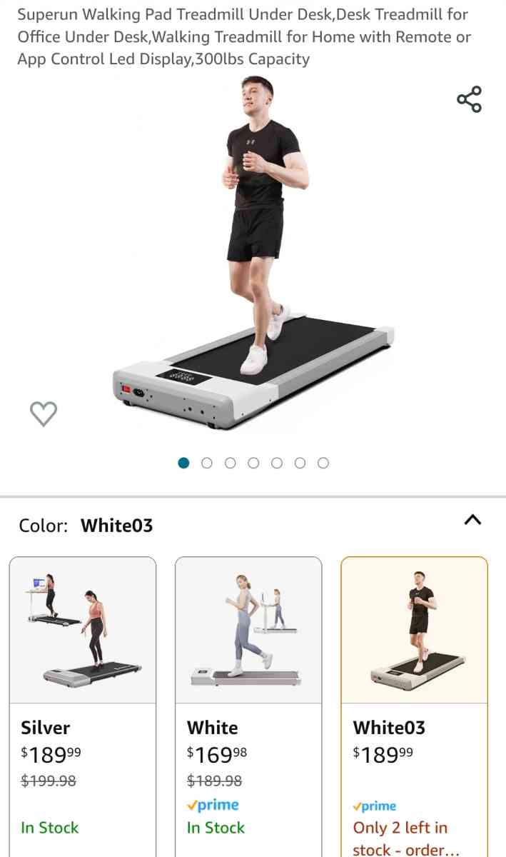 Under Desk Running Treadmill LIKE NEW - Gilbertsville, Pennsylvania - FleaMarketBay