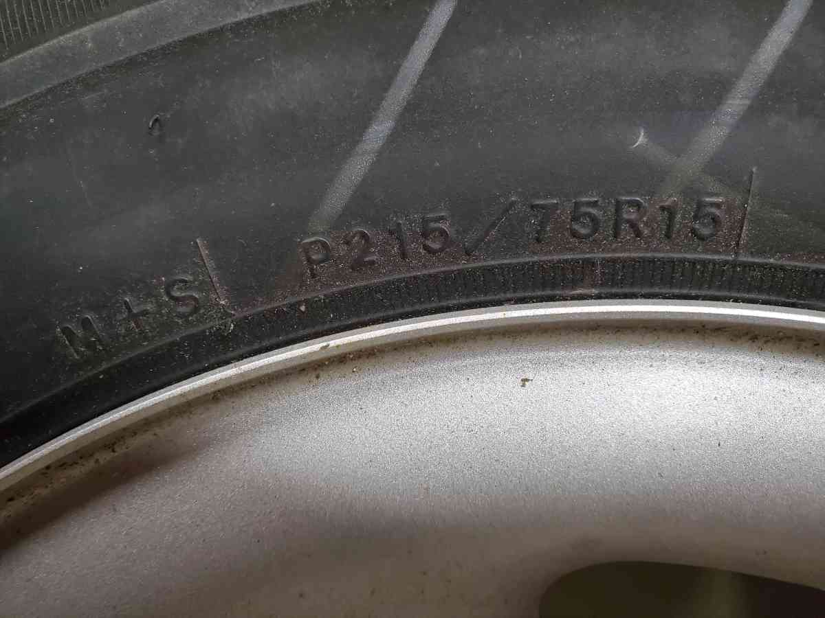 Jeep Wheel With New Goodyear Wrangler 21575 R15 Tire - Rock Island, Tennessee - FleaMarketBay