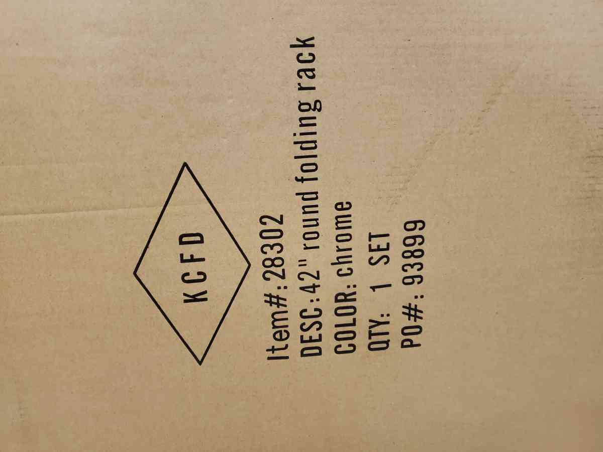 42 Inch Circle Clothing Rack  Brand New In Box - Rock Island, Tennessee - FleaMarketBay