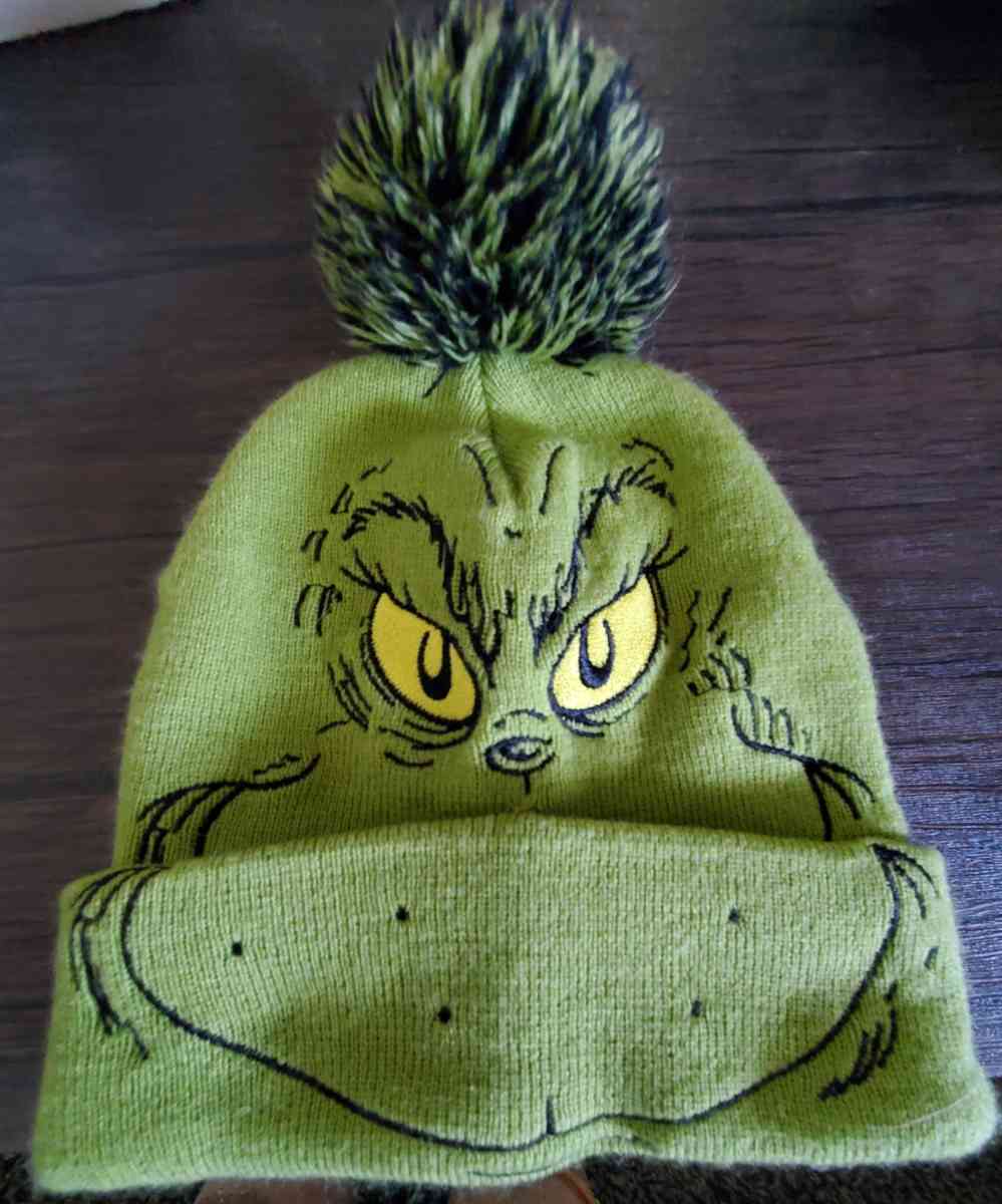 Dr Seuss  The Grinch Who Stole Christmas Beanie wPom - Sebring, Florida