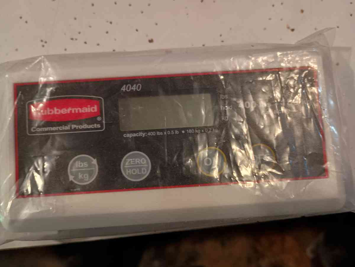 Rubbermaid digital scale 400 lb - Adrian, Michigan - FleaMarketBay