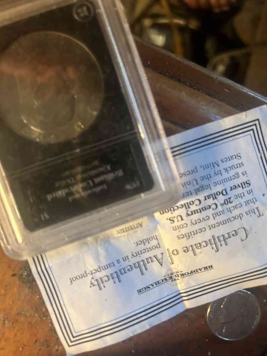 Authentic Uncirculated Eisenhower Dollar - Piedmont, Alabama - FleaMarketBay