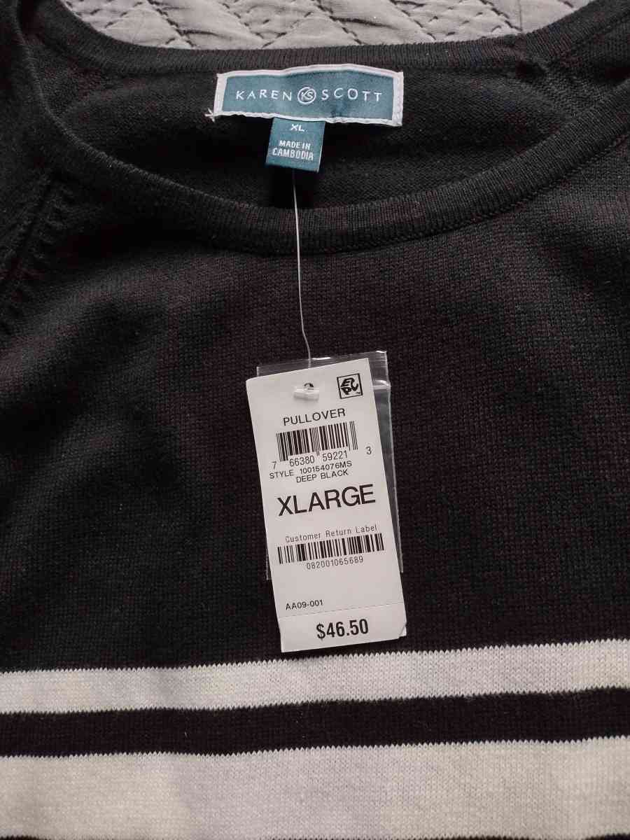 XL Karen Scott sweater - Passaic, New Jersey - FleaMarketBay