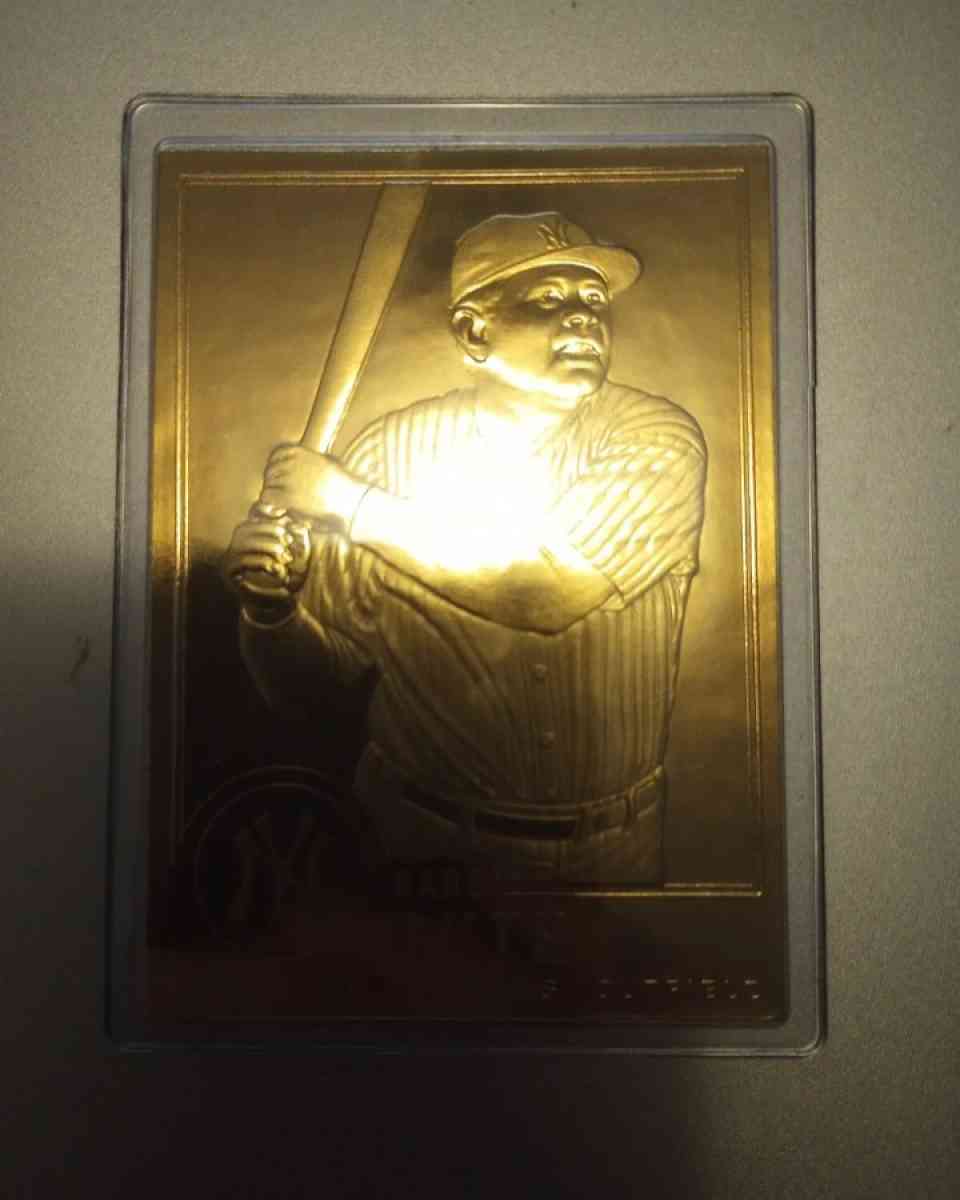 Babe Ruth 1996 Danbury Mint Sealed 22kt Gold Card 30 York - Bainbridge, Georgia - FleaMarketBay