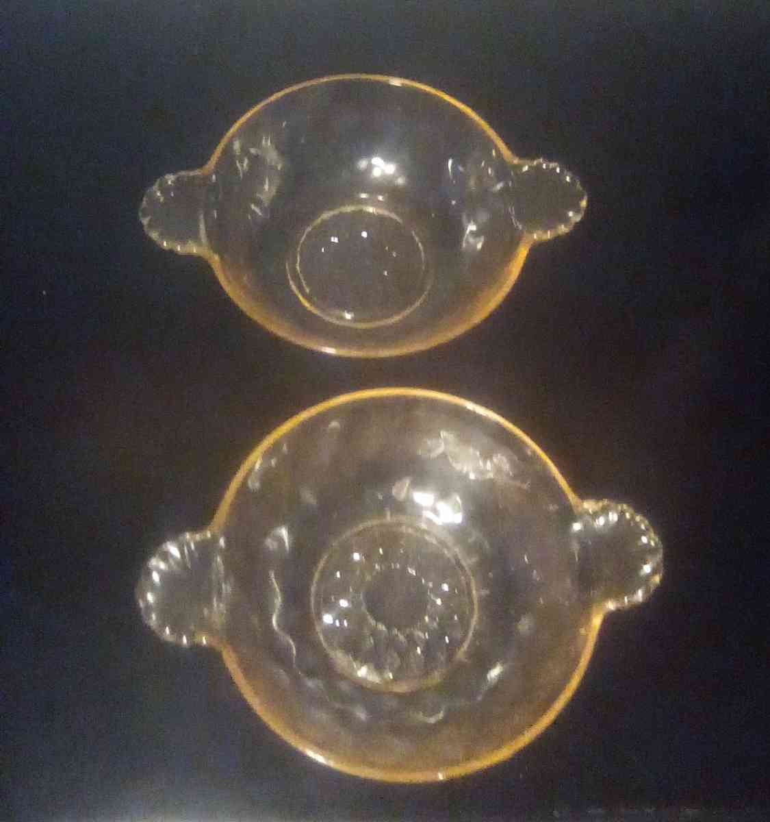 Rare Pink Depression Glass Individual Fruit Bowls - Arlington, Tennessee - FleaMarketBay