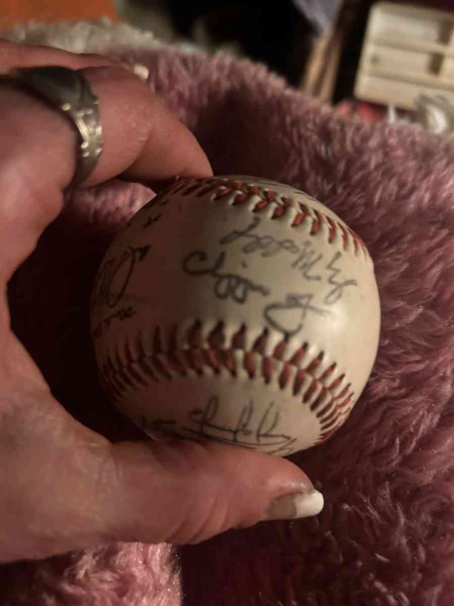 baseball signed by braves team owner - Piedmont, Alabama - FleaMarketBay