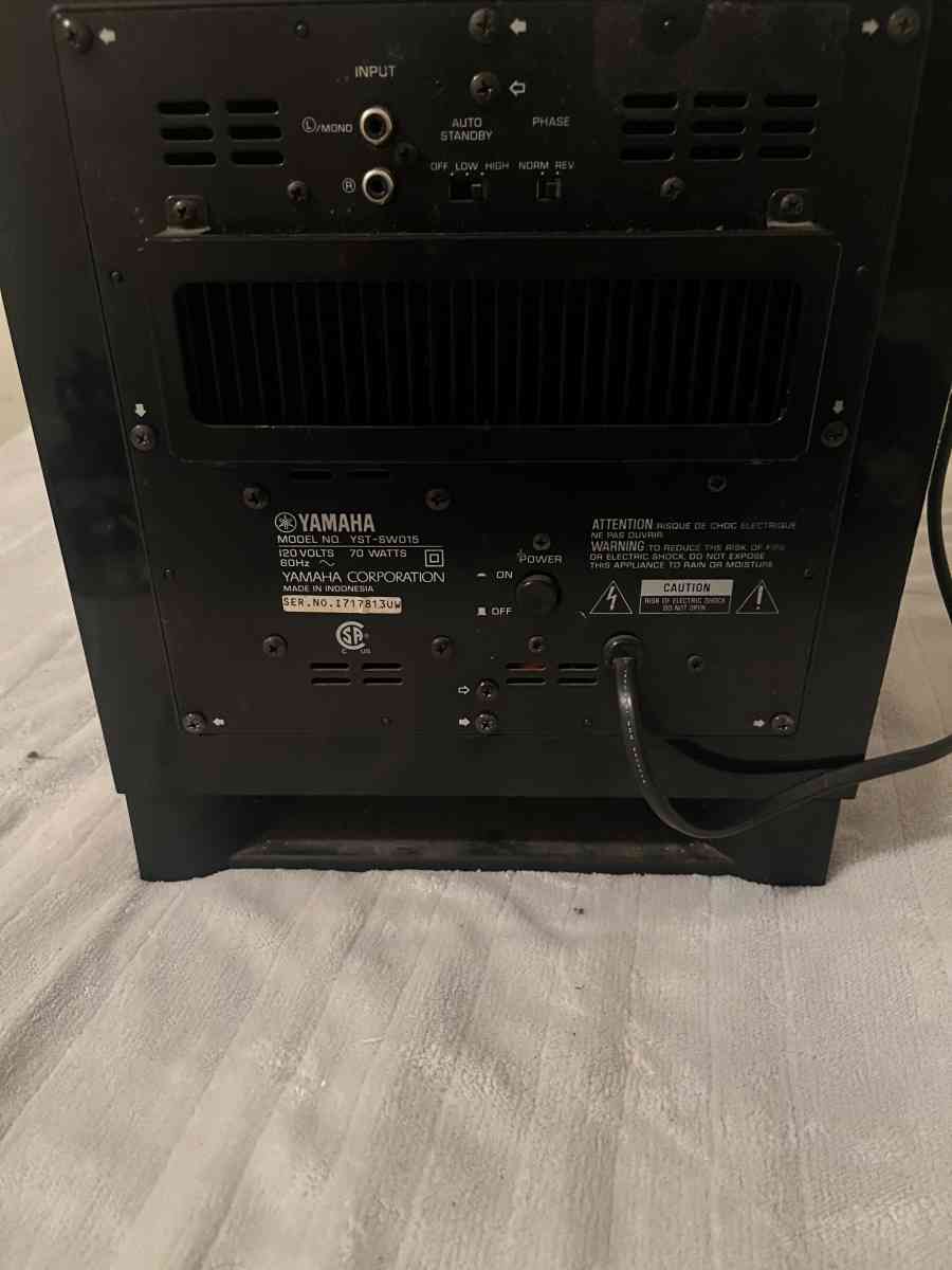Yamaha Subwoofer - Juliette, Georgia - FleaMarketBay