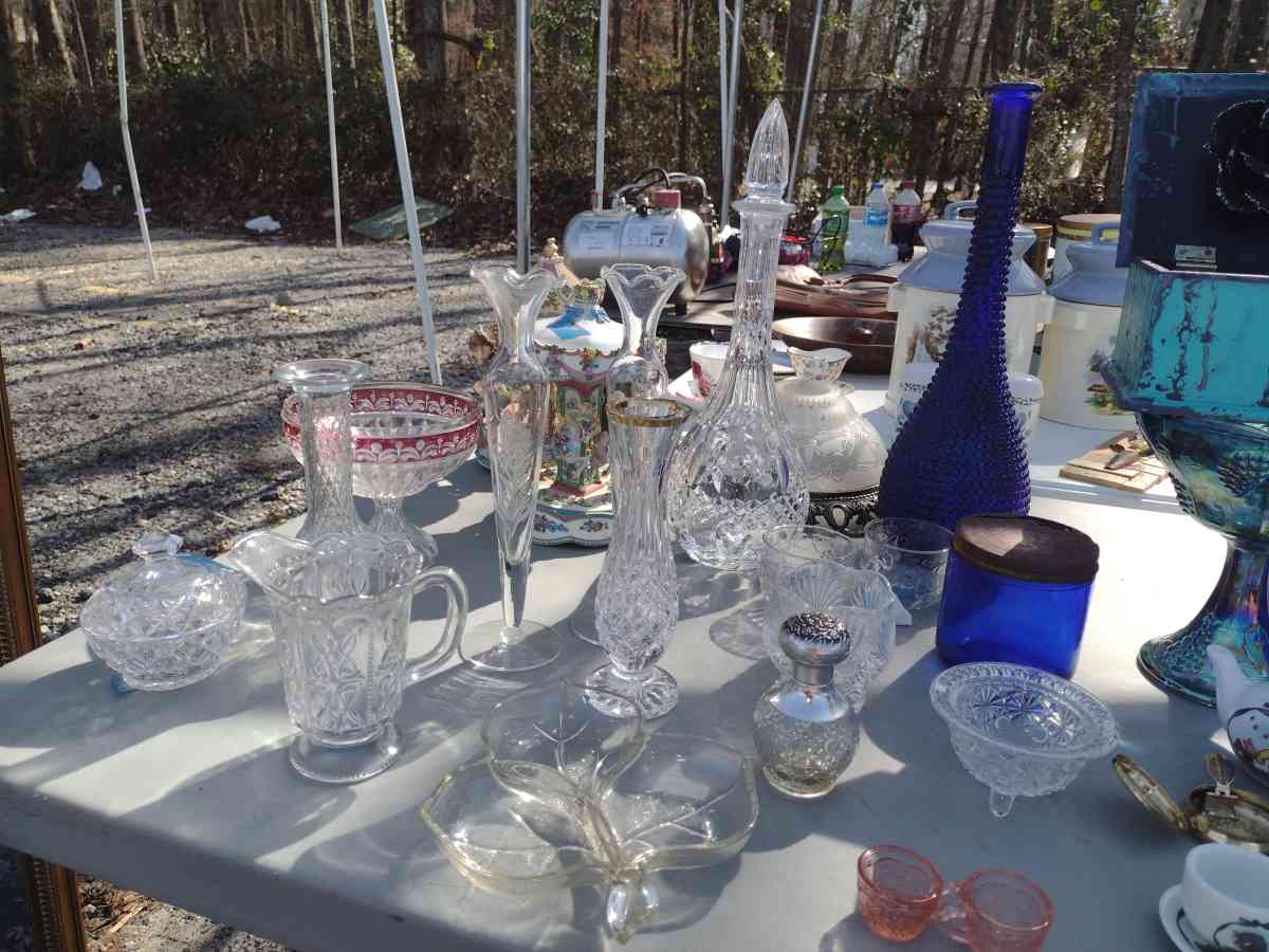 Vintage glass and fine crystal - Carrollton, Georgia - FleaMarketBay