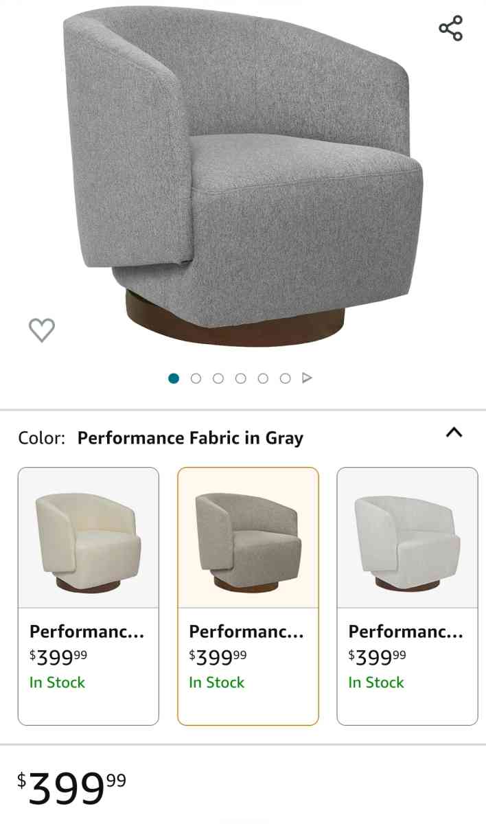 MINCETA Swivel Chair Local Pick up Only - Gilbertsville, Pennsylvania - FleaMarketBay