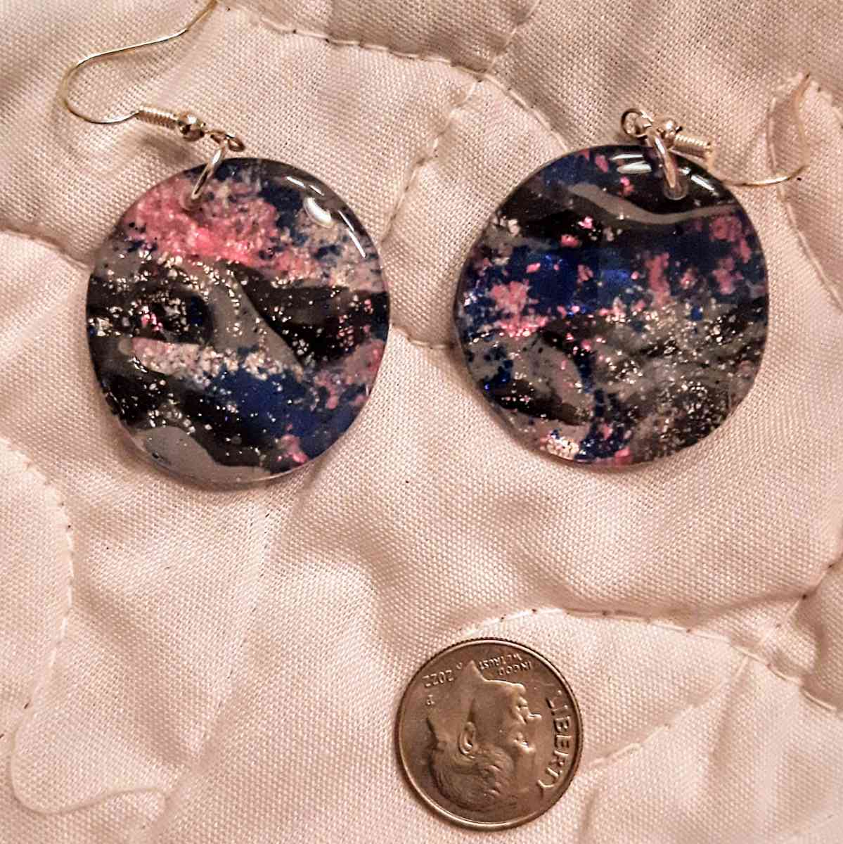 Circular abstract earrings - Englewood, Florida - FleaMarketBay