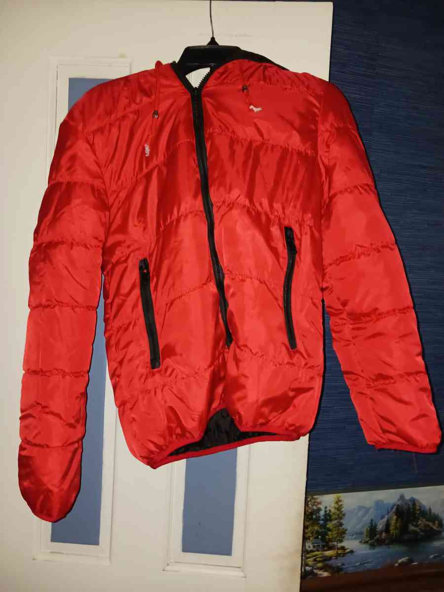 Red Puffer Coat - Middleburg, Pennsylvania
