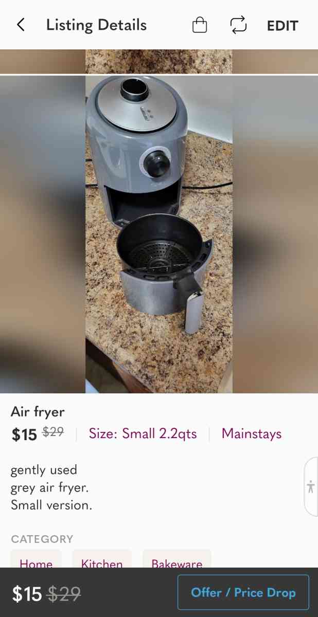 mainstays air fryer - Columbus, Ohio - FleaMarketBay