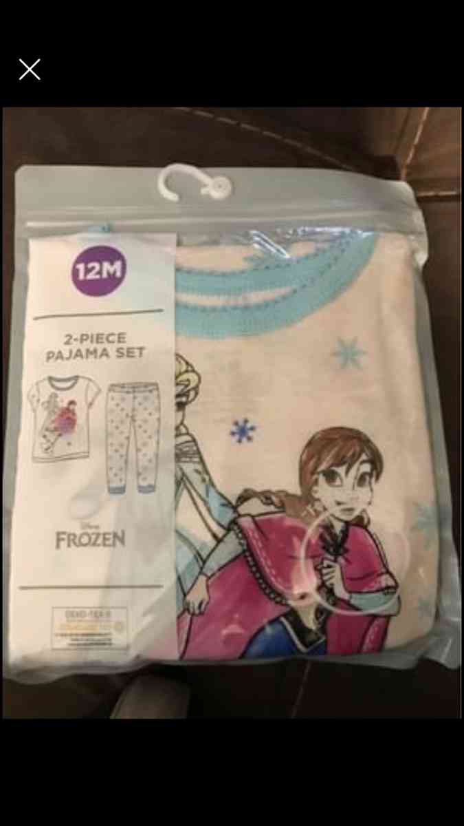 NWT size 12 month girls pajamas