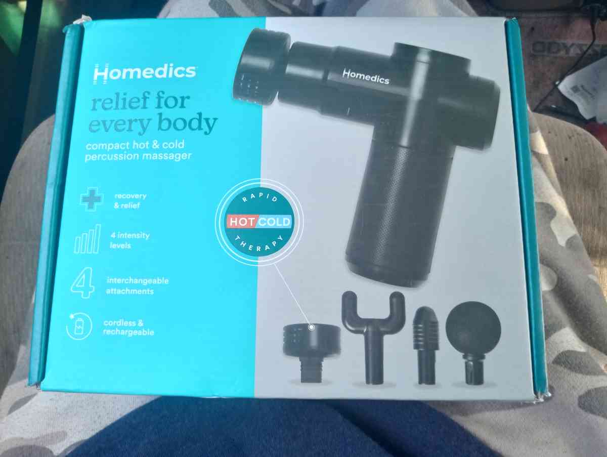Homedics compact hot and cold percussion massager - Cypress, Texas - FleaMarketBay