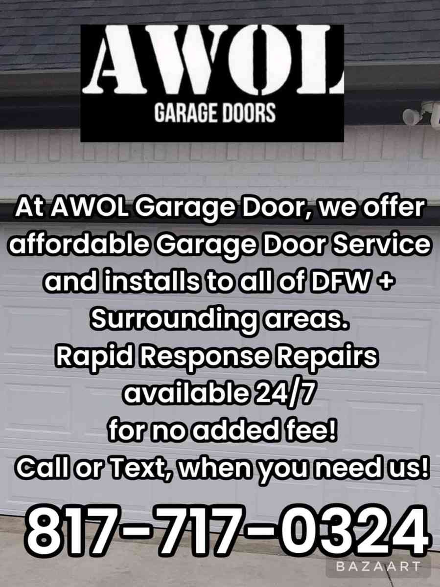 Affordable Garage Door Service - Fort Worth, Texas - FleaMarketBay