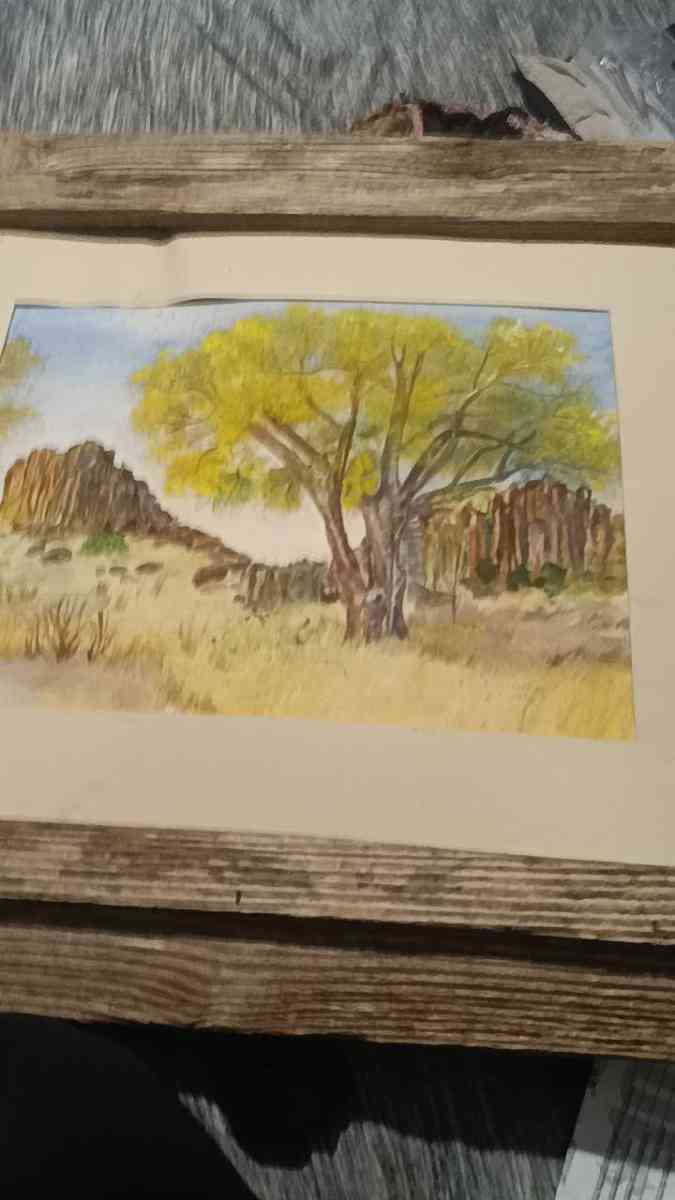 D Griffith watercolor painting - Bryan, Texas - FleaMarketBay