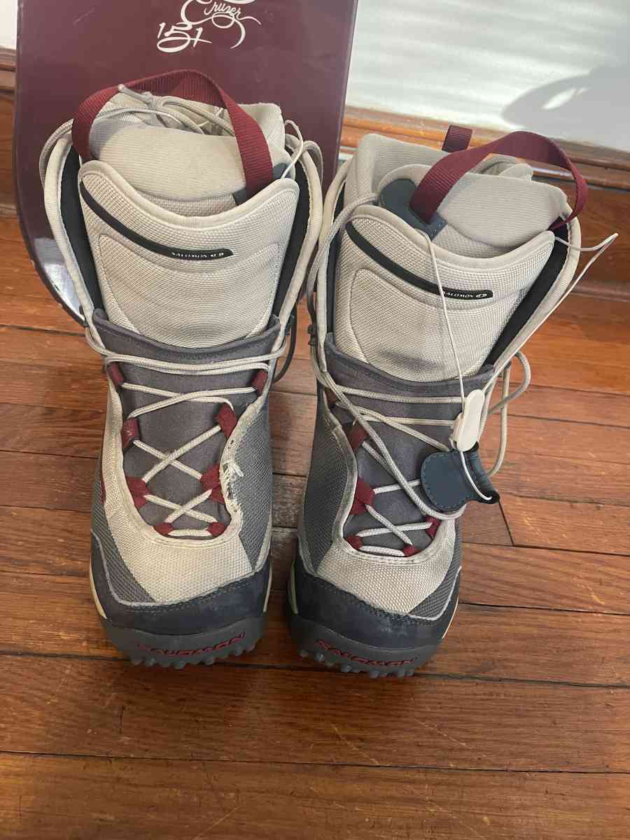 Burton cruzer 151 snowboard womens boots bindings - Lyndhurst, New Jersey - FleaMarketBay